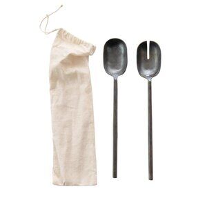 Set/2 Pewter Salad Servers